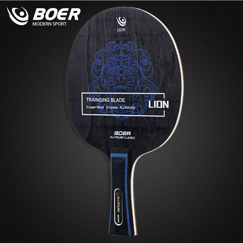 Boer Lion 卓球ブレード 5+2 ウッドピンポンブレード 微調整で攻撃に最適