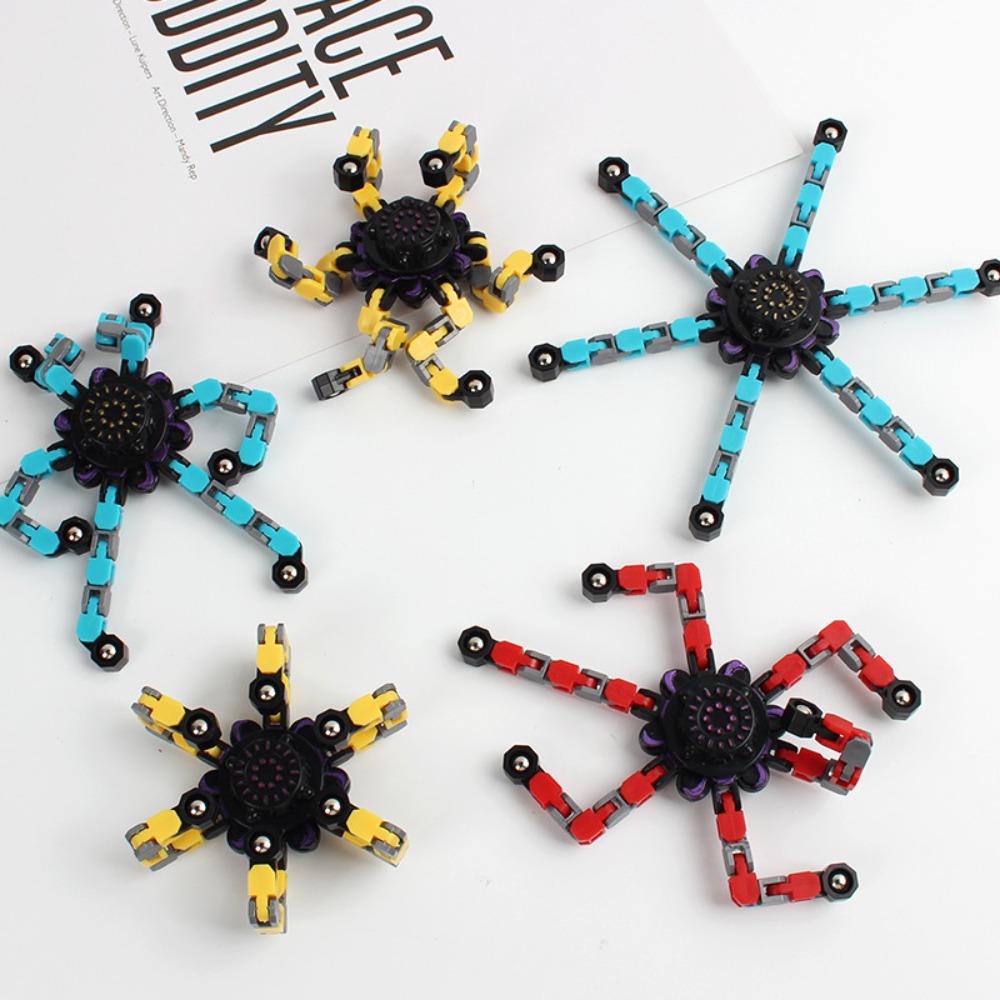 10-30 pçs liga descompressão deformável fidget spinner crianças festa de aniversário presente de convidado de casamento prêmio do jardim de infância presente de carnaval