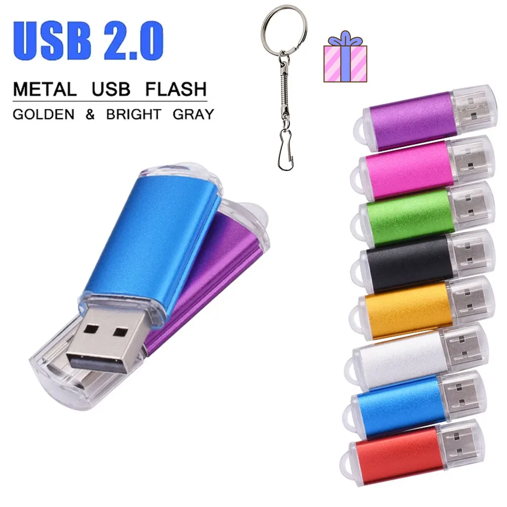 JASTER 100% реальная емкость USB-флеш-накопитель 128 ГБ, бесплатный брелок для ключей, 64 ГБ, мини-металлический флэш-накопитель, 32 ГБ, 16 ГБ, бизнес-подарок