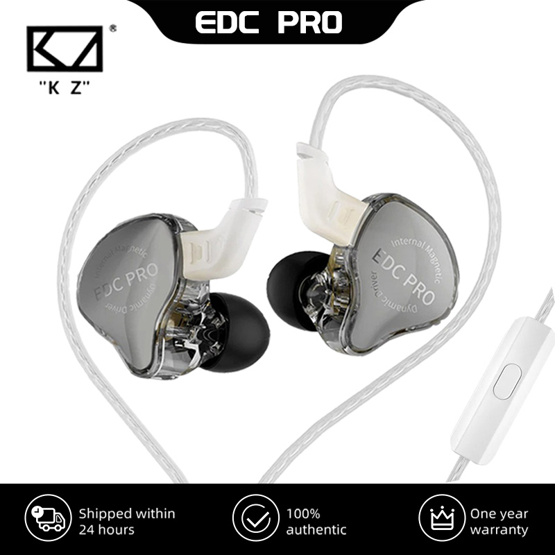 새로운 KZ EDCPRO HIFI 최고의 이어폰형 유선 이어폰 고감도 고동적 드라이버 분리형 오디오 케이블이 포함된 스포츠 헤드폰