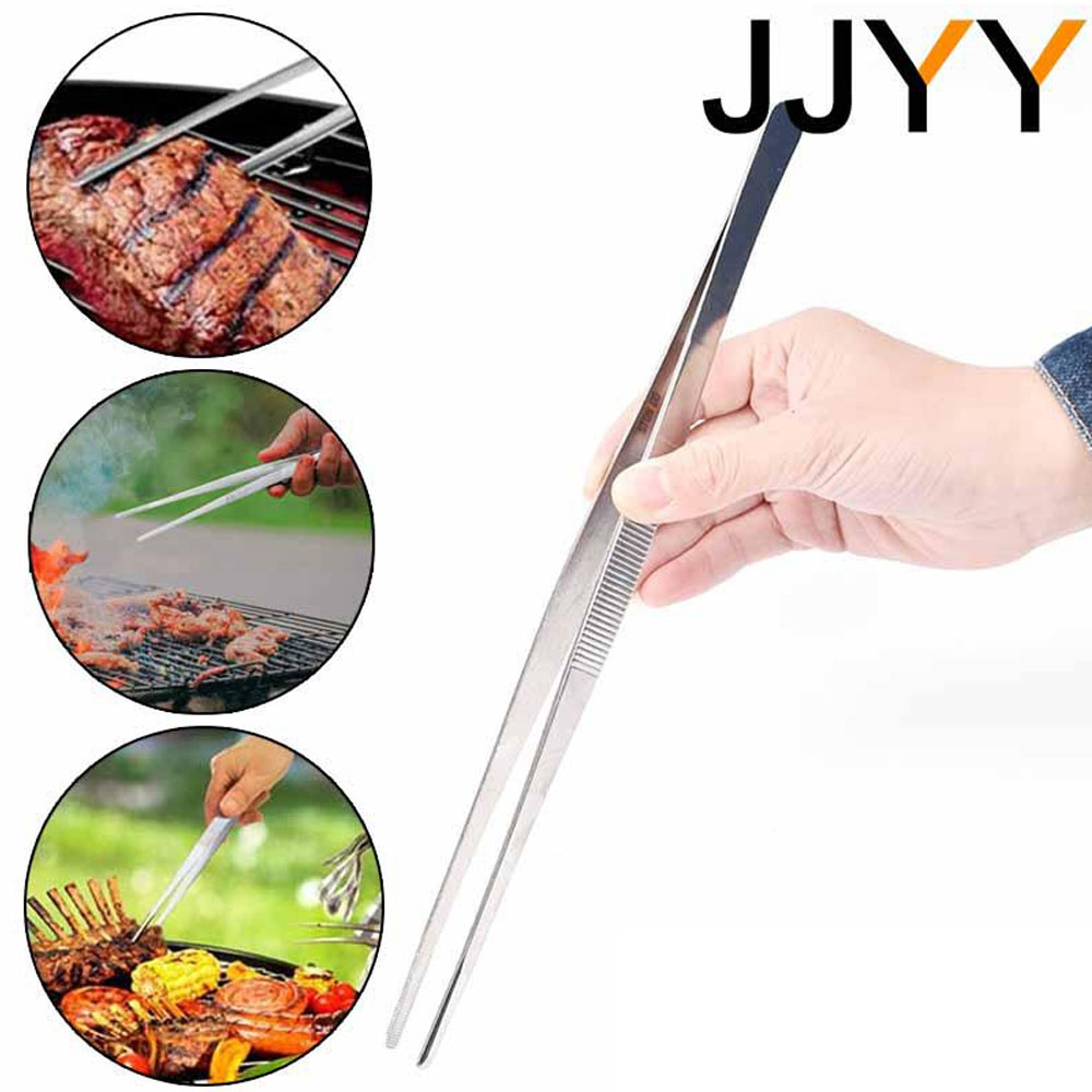 Pinça multifuncional para churrasco, pinça para comida, clipe para alimentos, utensílios de cozinha, aço inoxidável, pinça para churrasco, buffet, ferramenta para churrasco