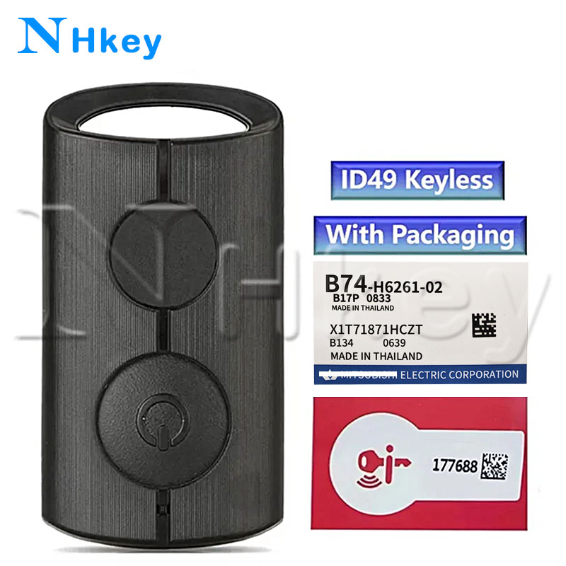 Оригинальный ключ NH для Yamaha NVX NVX155 XMAX XMAX300 QBIX AEROX JAUNS, мотоциклетный скутер, чип ID49 433,92 МГц