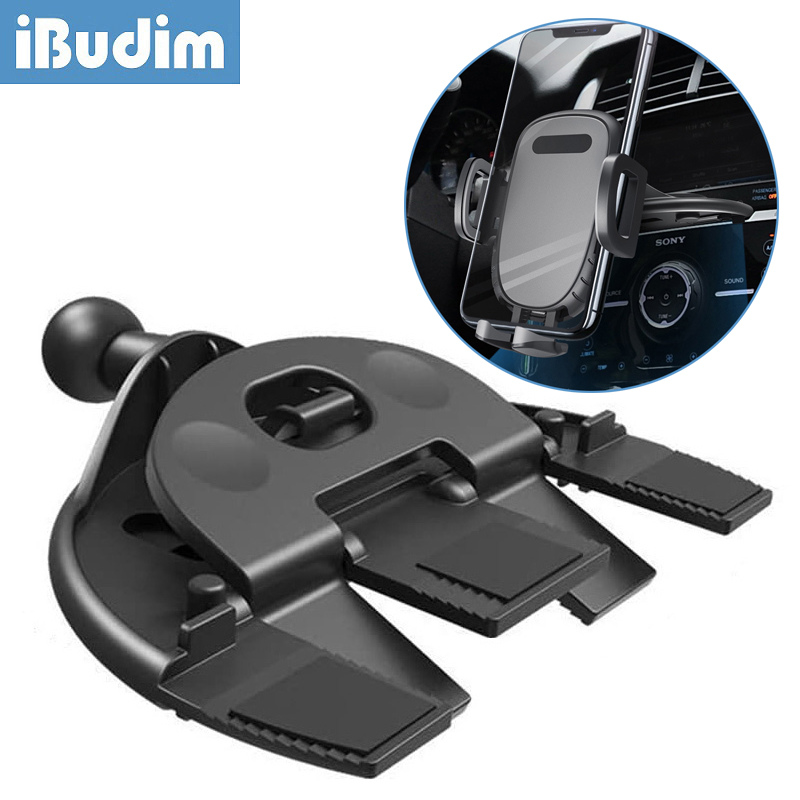 Car CD Slot Clip 17mm Ball Head Car CD Slot Phone Holder Base for Mobile Phone Holder Mount Car GPS Bracket Accessories