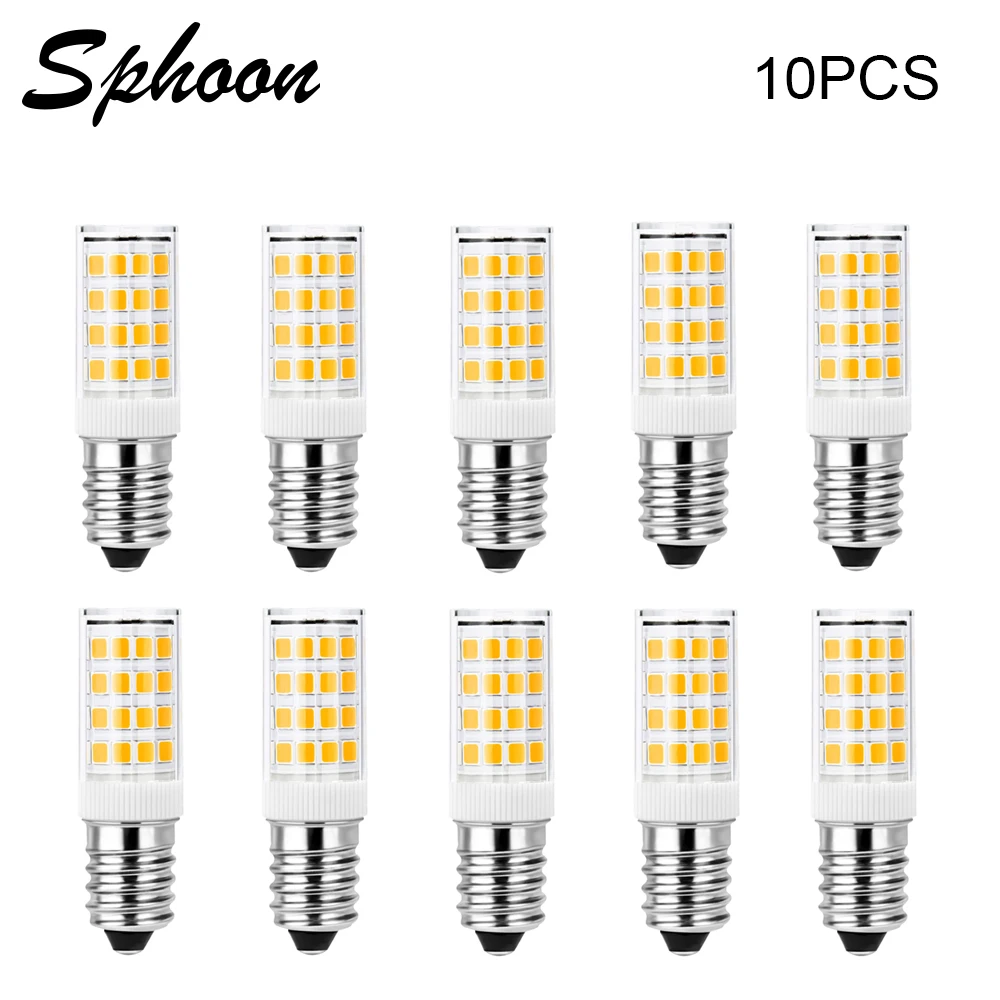10 Mini E14 Đèn LED 3W 5W 7W AC 220V LED Corn Bulb SMD2835 360 chùm Tia Góc Thay Thế Halogen Đèn Chùm Đèn