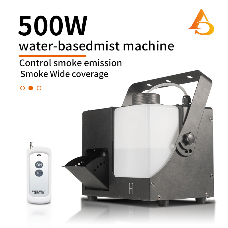 DMX 500W Smoke Machine Waterbase Hazer Stage Effect For Dj Disco Show Events Party Wedding Remote DMX Fazer Fog Equippment