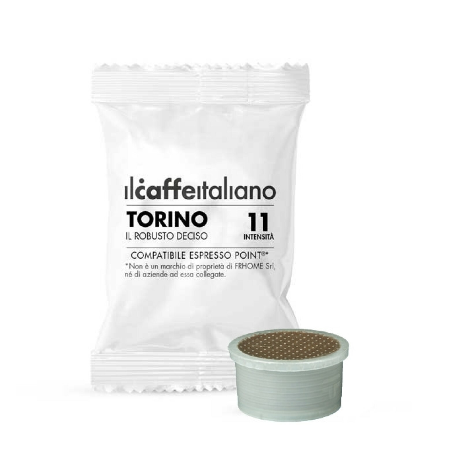 100 Cápsulas de Café Torino - Intensidade 11 - Cápsulas Compatíveis com Espresso Point ®