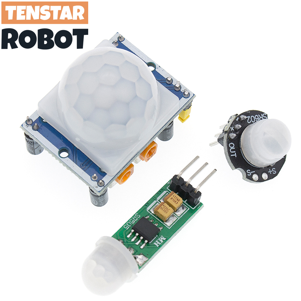 Czujnik PIR HC-SR501 HC-SR602 HC-Sr505 dostosuj piroelektryczny moduł czujnika ruchu na podczerwień dla Raspberry Pi wykrywający ludzkie ciało
