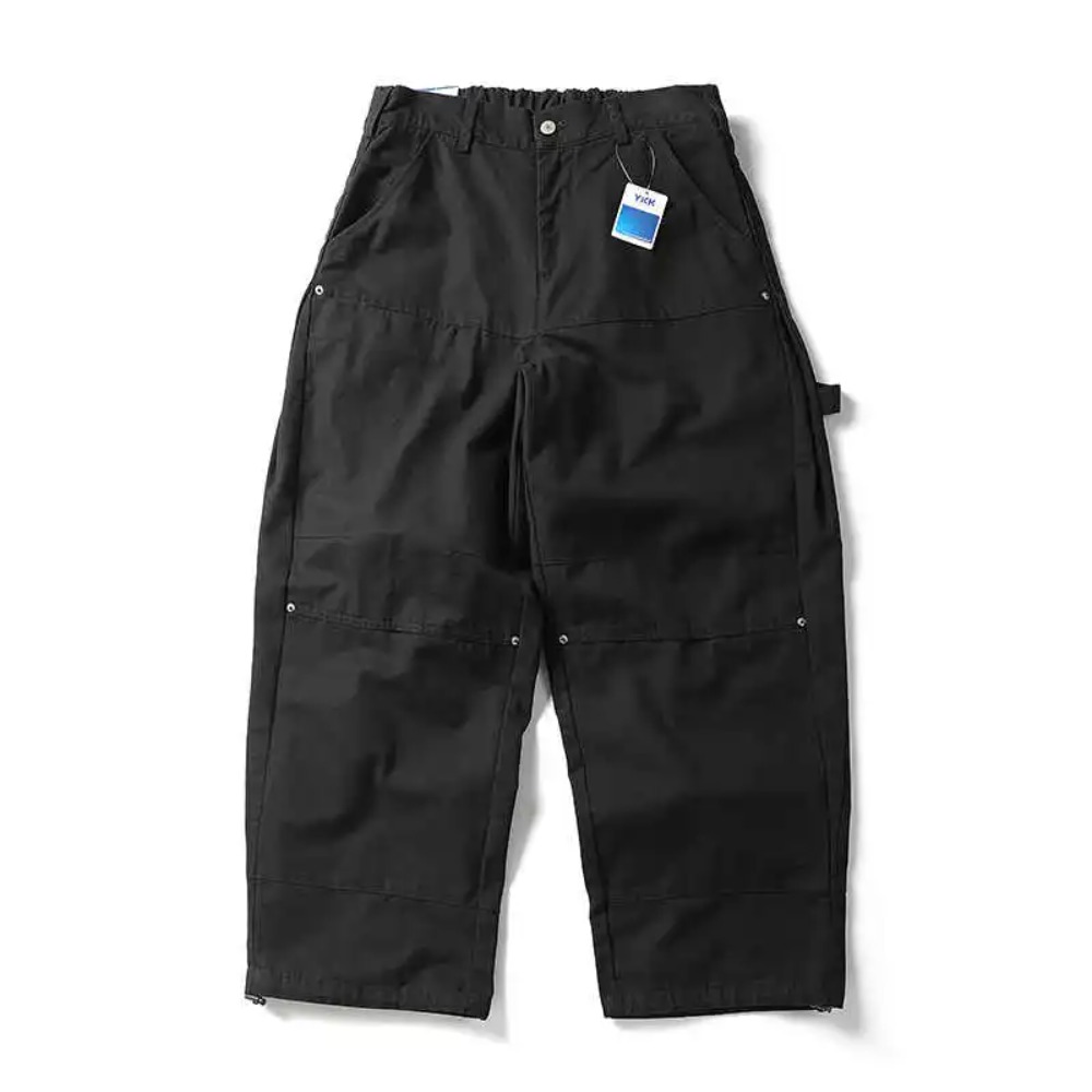 Japanse vintage retro wijde pijpen jeans heren trendy merk losse en veelzijdige paar broek