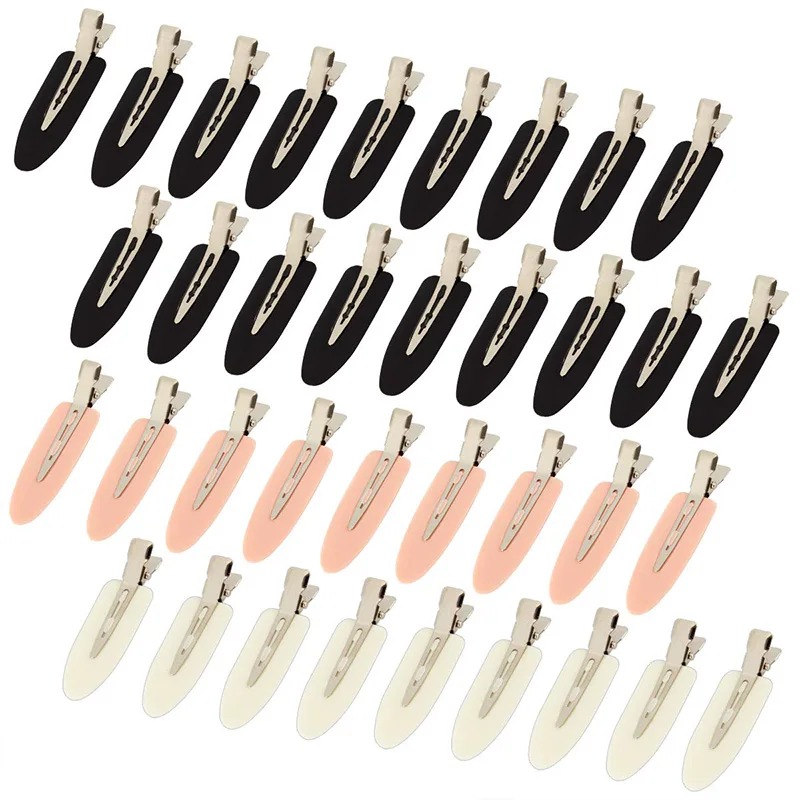 4/10 pçs/set sem vinco grampos de cabelo básicos para mulheres meninas estilo de cabelo maquiagem sem curvatura grampos presilhas moda acessórios para o cabelo