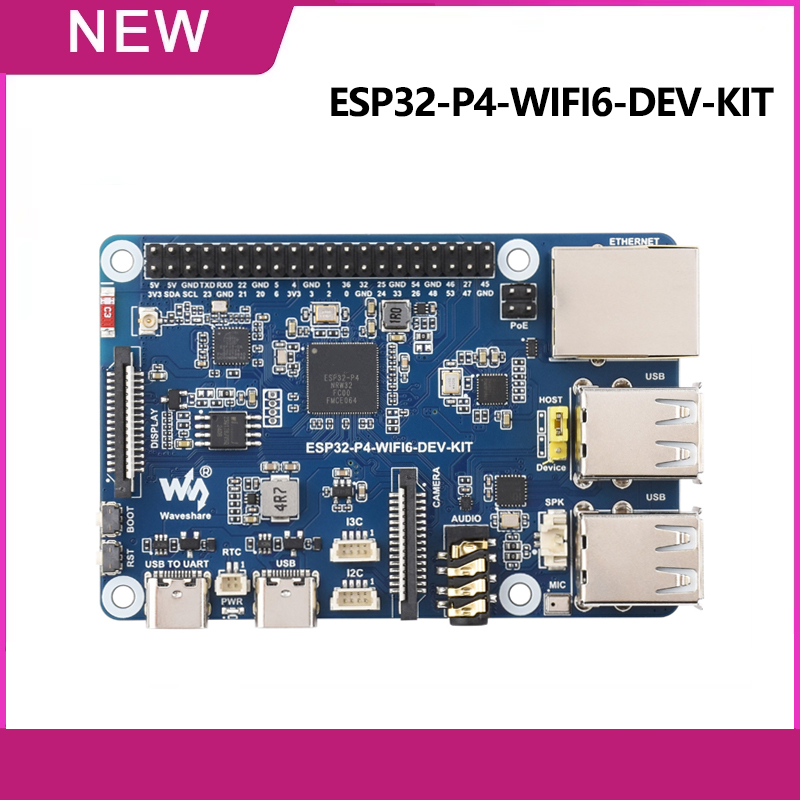 Waveshare ESP32-P4-WIFI6-DEV-KIT Płytka rozwojowa ESP32-P4 Wysokowydajny ESP32-P4/ESP32-C6 Obsługa Wi-Fi 6/Bluetooth 5/BLE 5