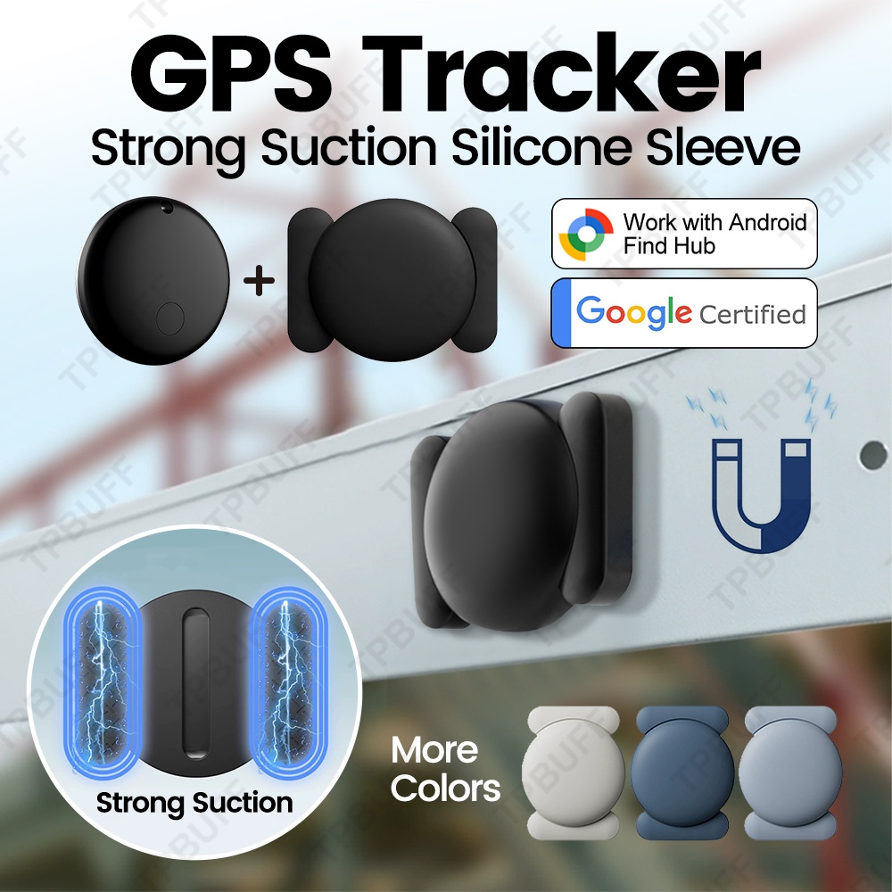Androidスマートタグ Bluetoothポータブルトラッカー マグネット付き Google「探す」機能対応 トラッカーロケーター 鍵財布ファインダー