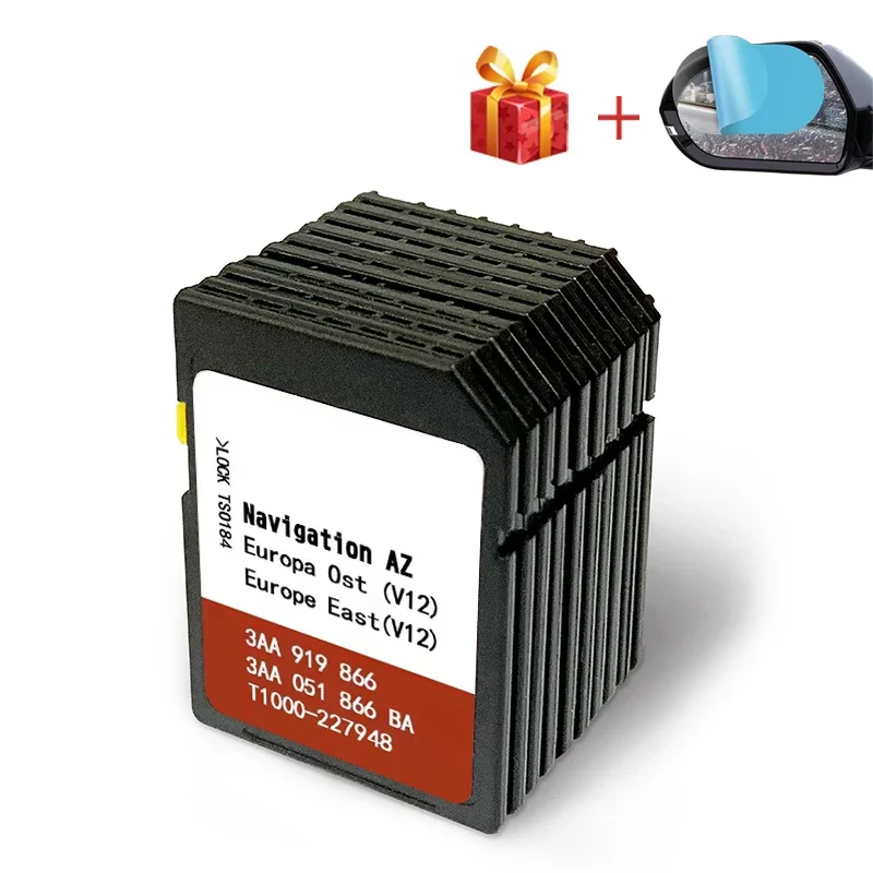 Oryginał dla VW SD Card Navigation V12 Europe East RNS 315 Navigation System Navi Aktualizacja oprogramowania