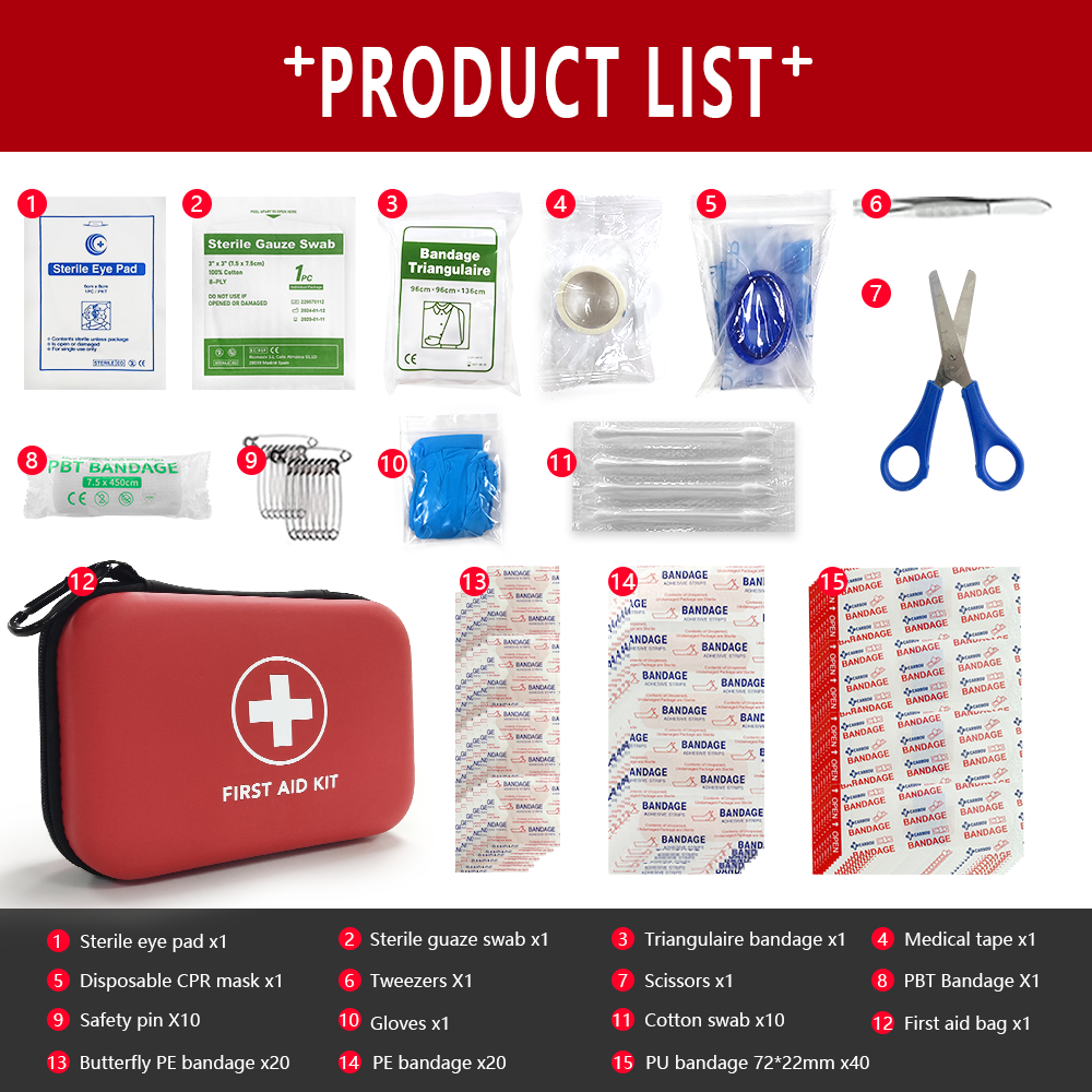 50808s à prova dwaterproof água ao ar livre viagem carro kit de primeiros socorros casa pequena caixa médica kit sobrevivência emergência acampamento doméstico