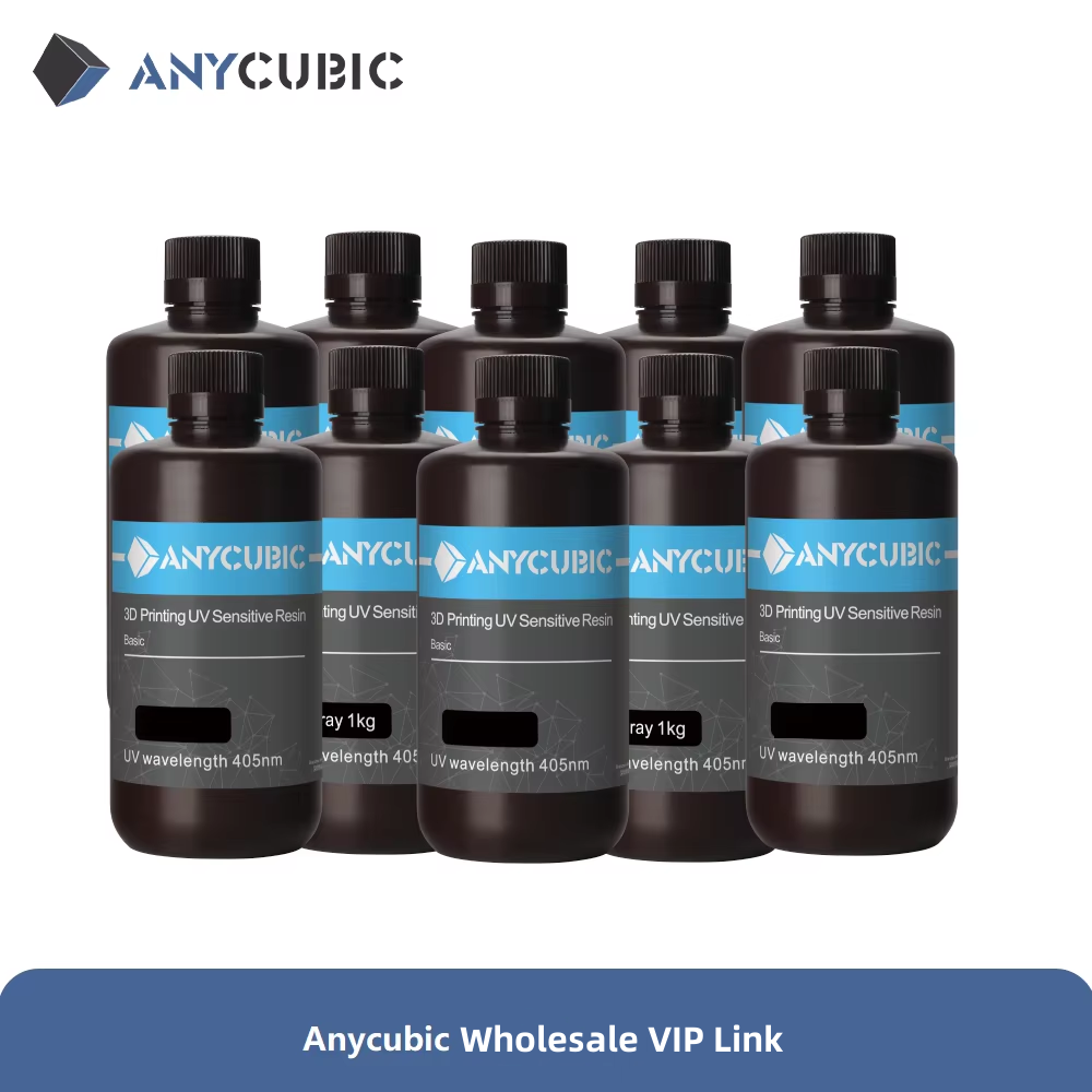 ANYCUBIC – résine Standard 500g /1kg, matériau d'impression 3D LCD de haute précision pour Photon Mono X, Photon Mono 4K, etc.