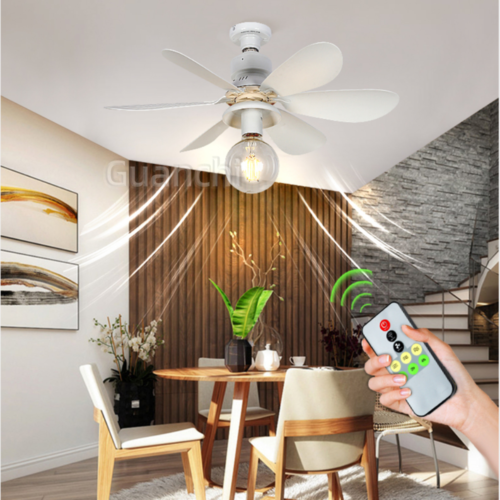 Plafonnier LED 40W avec télécommande, ventilateur de plafond, intensité variable, adapté au salon, bureau, usage domestique, bricolage