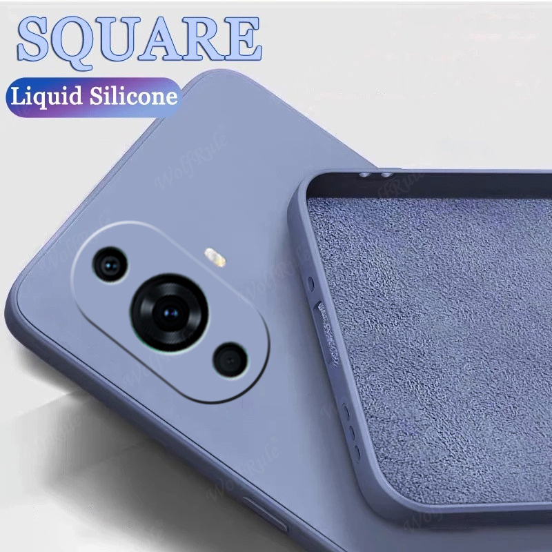 Voor Huawei Nova 12S Hoesje Hoesje Huawei Nova 12S Capa Telefoon Terug Schokbestendig Tpu Vloeibare Siliconen Zachte Fundas Huawei Nova 12S Fundas