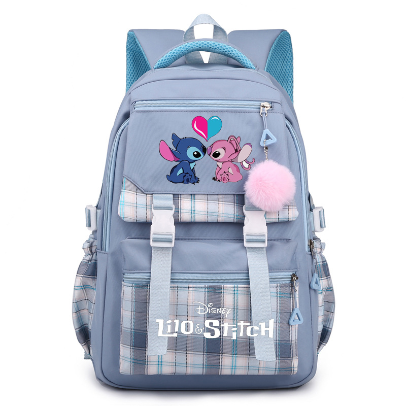 Disney Lilo i Stich Fashion Plecak uniwersytecki o dużej pojemności Mochila Damskie torby szkolne na laptopa Ładna dziewczyna Torba podróżna