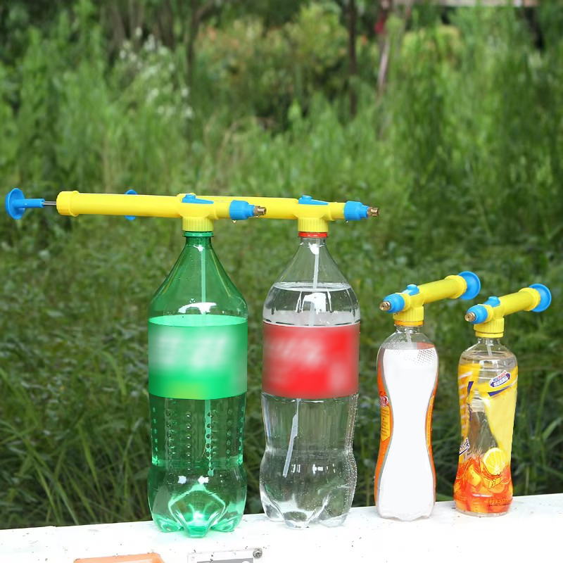 Pompa ad aria ad alta pressione, spruzzatore manuale regolabile per bottiglie, ugello per irrigazione da giardino, attrezzi agricoli