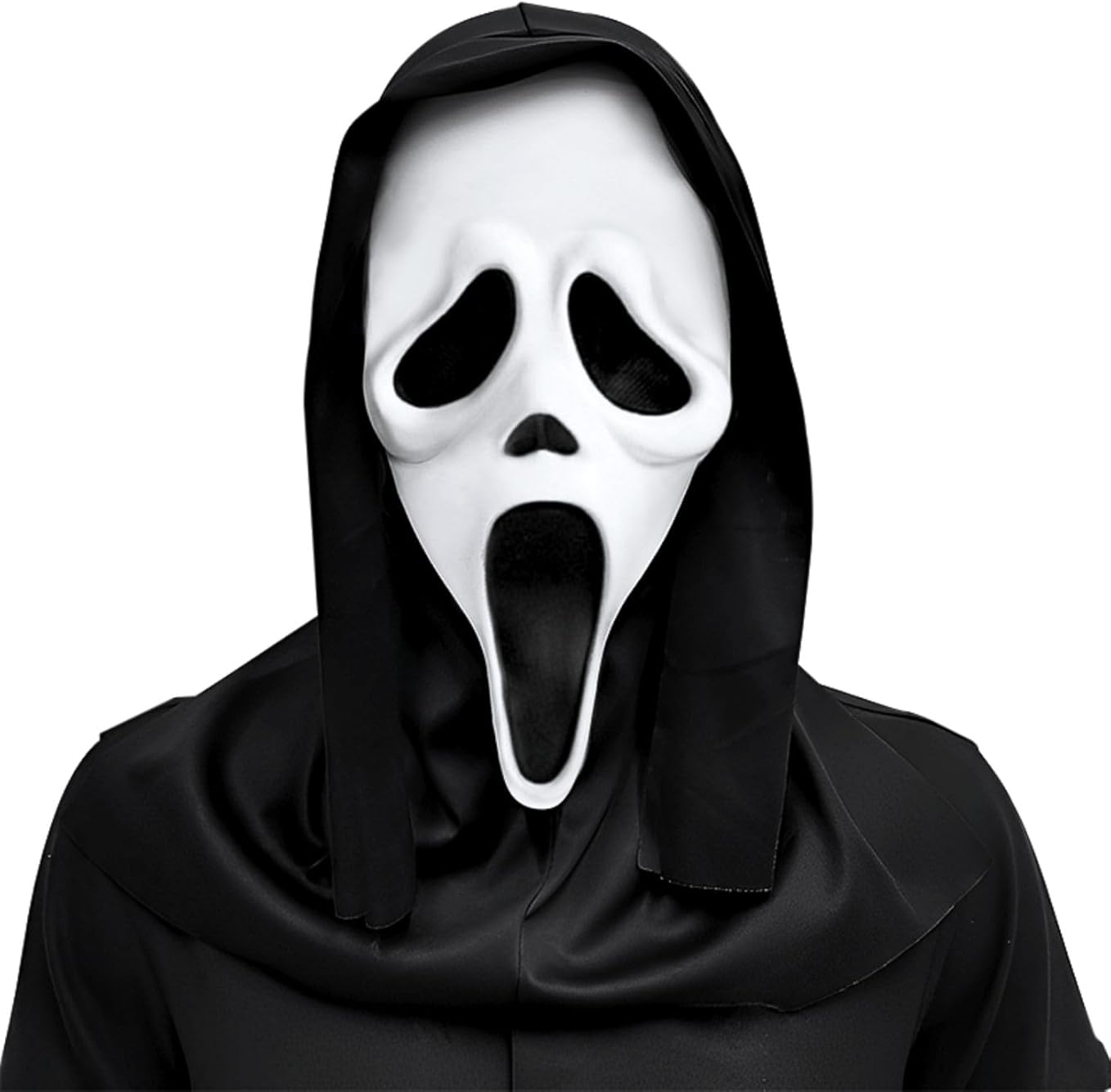 Halloween grito fantasma eva máscara cosplay festa máscara adereços morte deus traje festival celebração acessórios