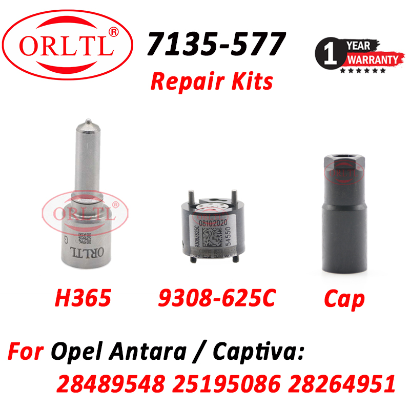 28489548ชุดเครื่องมือซ่อม7135-577หัวฉีด H365อะไหล่วาล์ว9308-625C สำหรับ Opel Antara 25195086 28264951 28264951 28239766