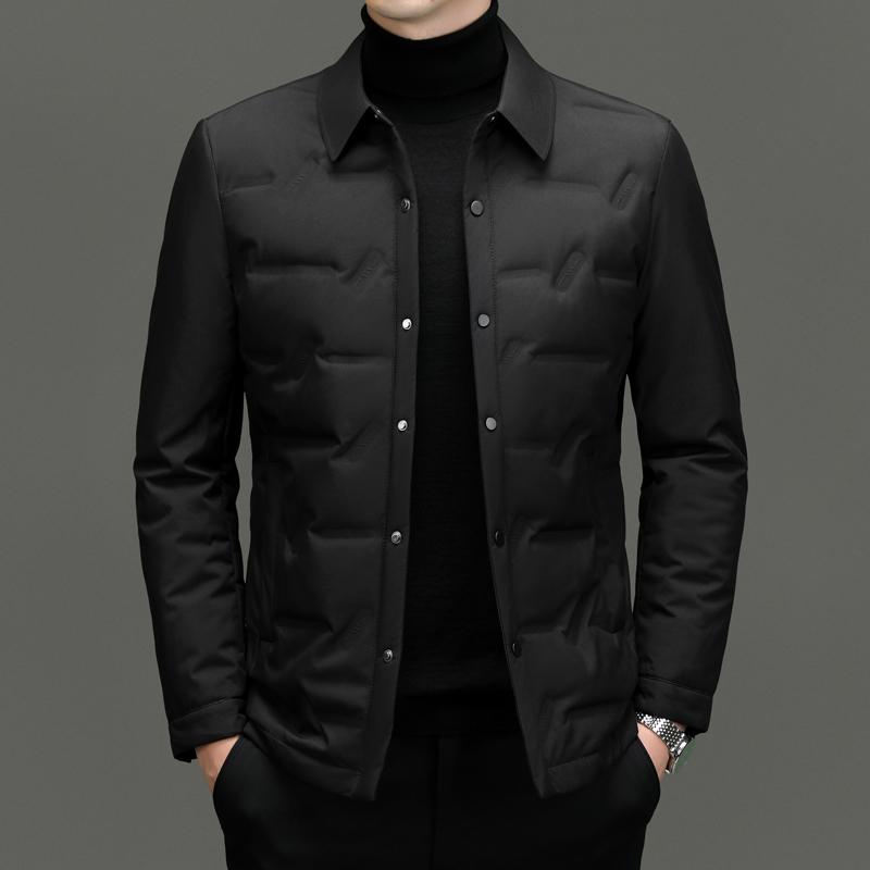 Winter Männer Daunen blazer Männer Winter Warm Daunen anzug Jacke Geschäft hochwertige dicke warme Freizeit jacken