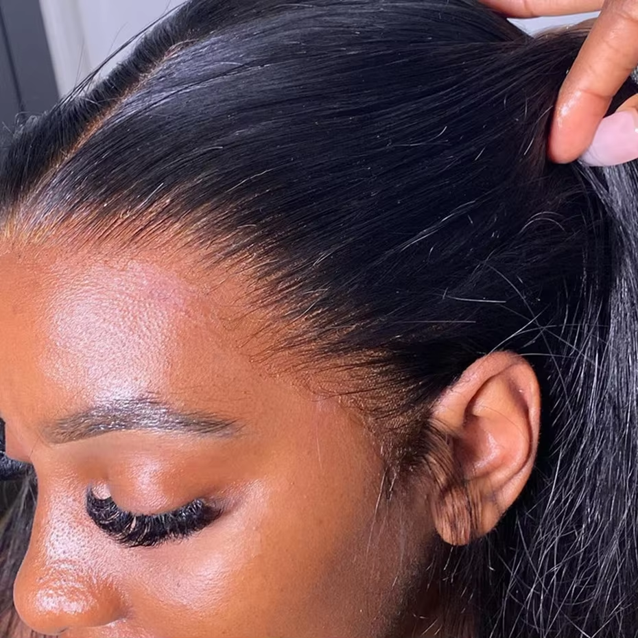 Peluca frontal de encaje HD 13x4 13x6 de cabello humano liso brasileño Remy de 16-36 pulgadas para mujer, peluca frontal de encaje HD 200% con cierre de encaje 4x4
