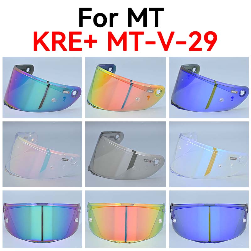 Wizjer do kasku MT, pasuje do MT-V-29 KRE+, zamiennik, anty-UV, odporny na zarysowania, pyłoszczelny, osłona przeciwwiatrowa, akcesoria motocyklowe