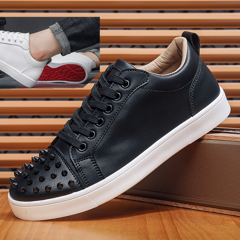 Comode sneakers con borchie traspiranti per uomo donna Scarpe sportive casual Scarpe da passeggio leggere alla moda