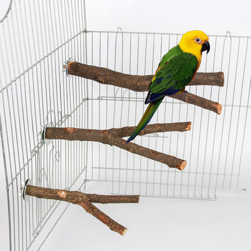 1szt 15/20/30cm Ptaki Akcesoria Klatka dla ptaków Drewniane kije Stojak Gałąź drzewa Grzędy Asesorips Para Aves Vogel Stokjes