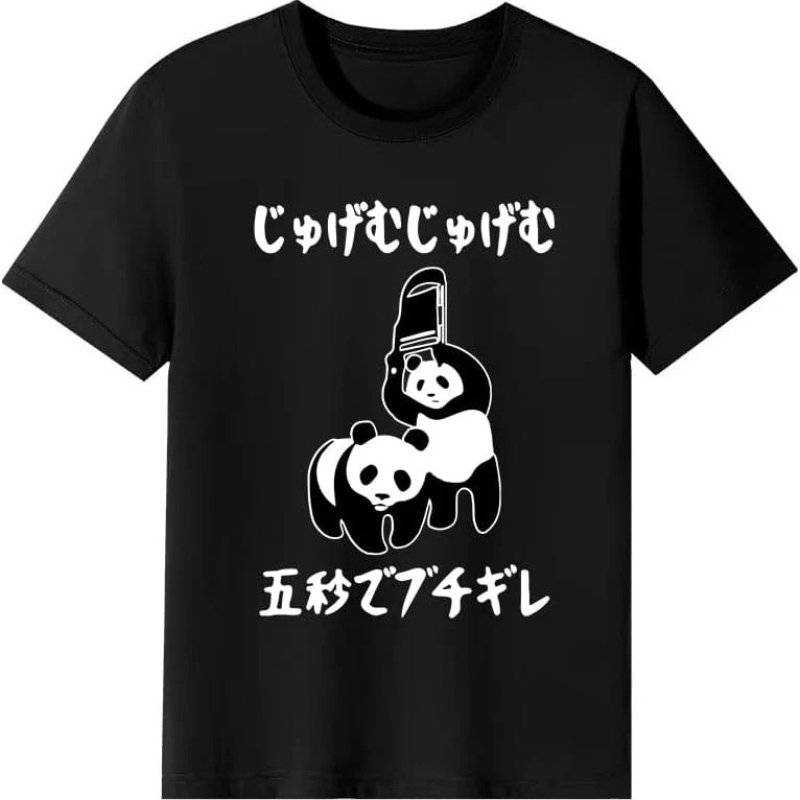 Camiseta com estampa de panda, “Em cinco segundos, vou aplicar pressão!” Camiseta Engraçada, Camiseta Feminina Estampada, Camisetas Gráficas