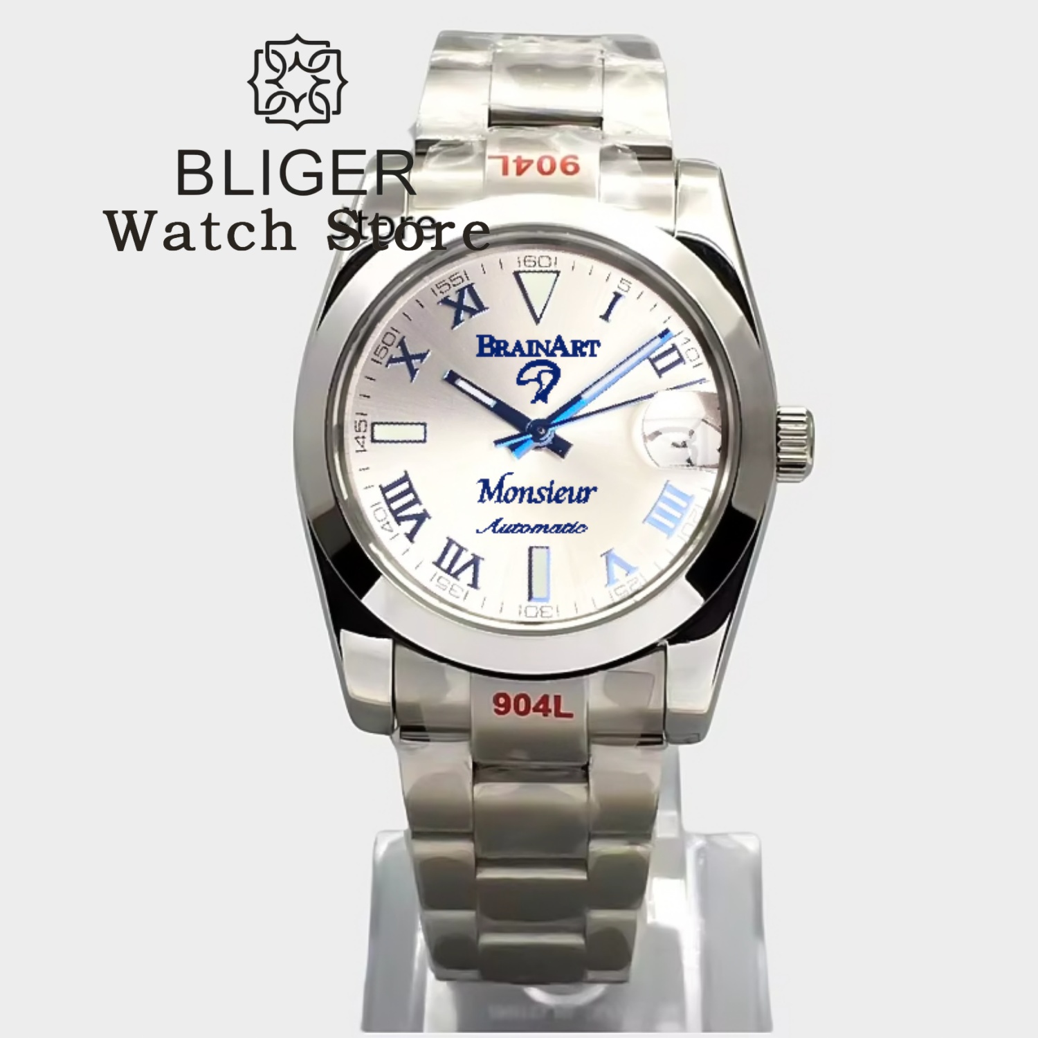 Link exclusivo para relógio com logotipo personalizado Relógio automático PT5000 de 39 mm (entre em contato com o atendimento ao cliente antes do pedido)