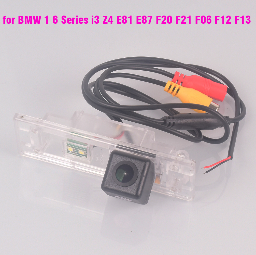 รถด้านหลังดูย้อนกลับที่จอดรถกล้องกันน้ําสําหรับ BMW 1 6 Series i3 Z4 E81 E87 F20 F21 f06 F12 F13 Coupe