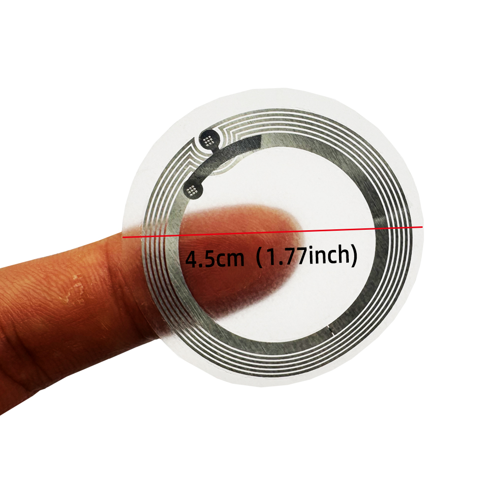 nfc Anti metal Tag NFC Tags Rotundity 45mm 13.56MHz nfc215 Stickers Universal Lable Ntag215 Chip RFID for all NFC enabled phones