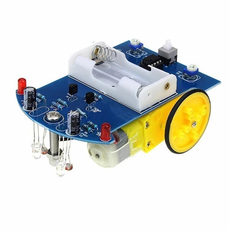 Intelligente tracking carkit DIY D2-1 lijnpatrouille auto-onderdelen elektronische productie technologie productie
