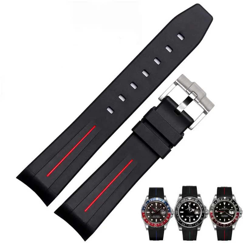 Pulseira de relógio de 20mm para omega x swatch joint moonswatch planet pulseira de relógio de borracha de alta qualidade para substituição cinto de relógio esportivo