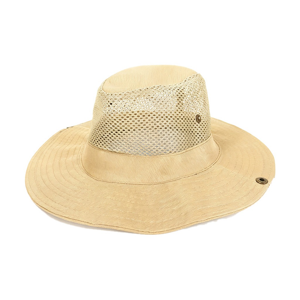 Unisexowy kapelusz typu bucket, regulowany, składany, oddychający kapelusz outdoorowy z szerokim rondem, idealny do codziennych spacerów, wędrówek i letnich aktywności.