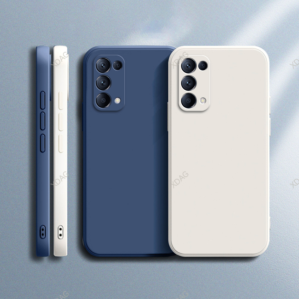 Candy Phone Cover für OPPO Find X3 Lite X3Lite 5G 6,43" CPH2145 Original Flüssigsilikon Hochwertige stoßfeste Softshell-Hülle