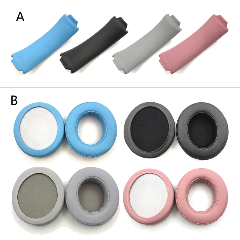 Almofadas para fones de ouvido, esponja, protetores de ouvido/bandana para razer kraken x essencial, substituição de fone de ouvido para jogos com fio