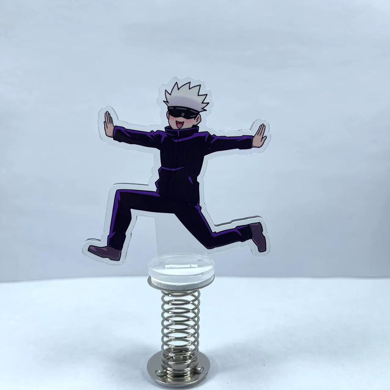 Jujutsu Kaisen Gojo Satoru Anime Cosplay Shake Stand Model double-sided Brand Transparent Acrylic Desk Ornament