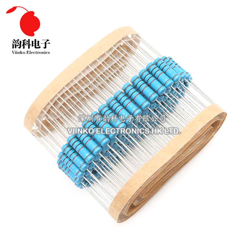 20 stuks 2W Metaalfilmweerstand 1% 0R - 2.2M 2.2 10 100 120 150 220 270 330 390 470 1K 2.2K 4.7K 10K 15K 22K 47K 100K 470K 1M ohm