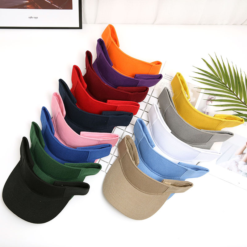 เทนนิส Visor หมวกด้านบนที่ว่างเปล่าผู้ชายหมวก Visors สำหรับผู้หญิงเบสบอลหมวกหมวกกีฬากลางแจ้ง Gorro Con Visera dropshipping