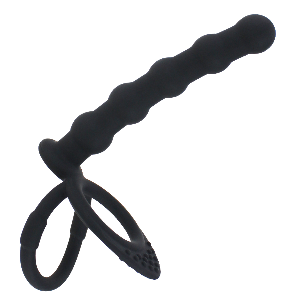Plug anale Dildo uomo anelli del pene in Silicone blocco eiaculazione Cock Ring ritardo eiaculazione giocattoli del sesso coppie adulte Sex Shop castità