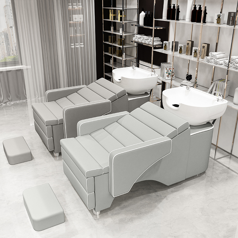 Professionele Head Spa Shampoo Stoelen Douche Haar Kapper Luxe Shampoo Stoelen Kappers Cadeiras Salon Meubels WZ50SC