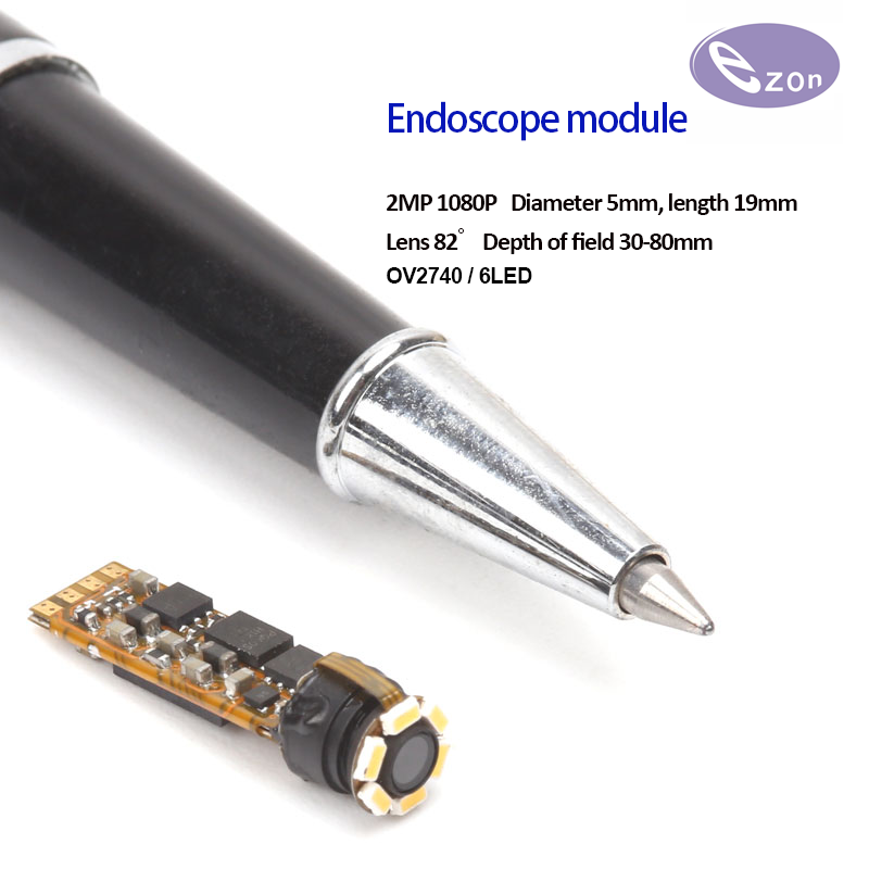 2MP 1080P USB эндоскоп высокой четкости диаметром 5 мм, автоматический ремонт труб, осмотр с использованием USB-камеры OV2740 EZ-EZ50S-1080P