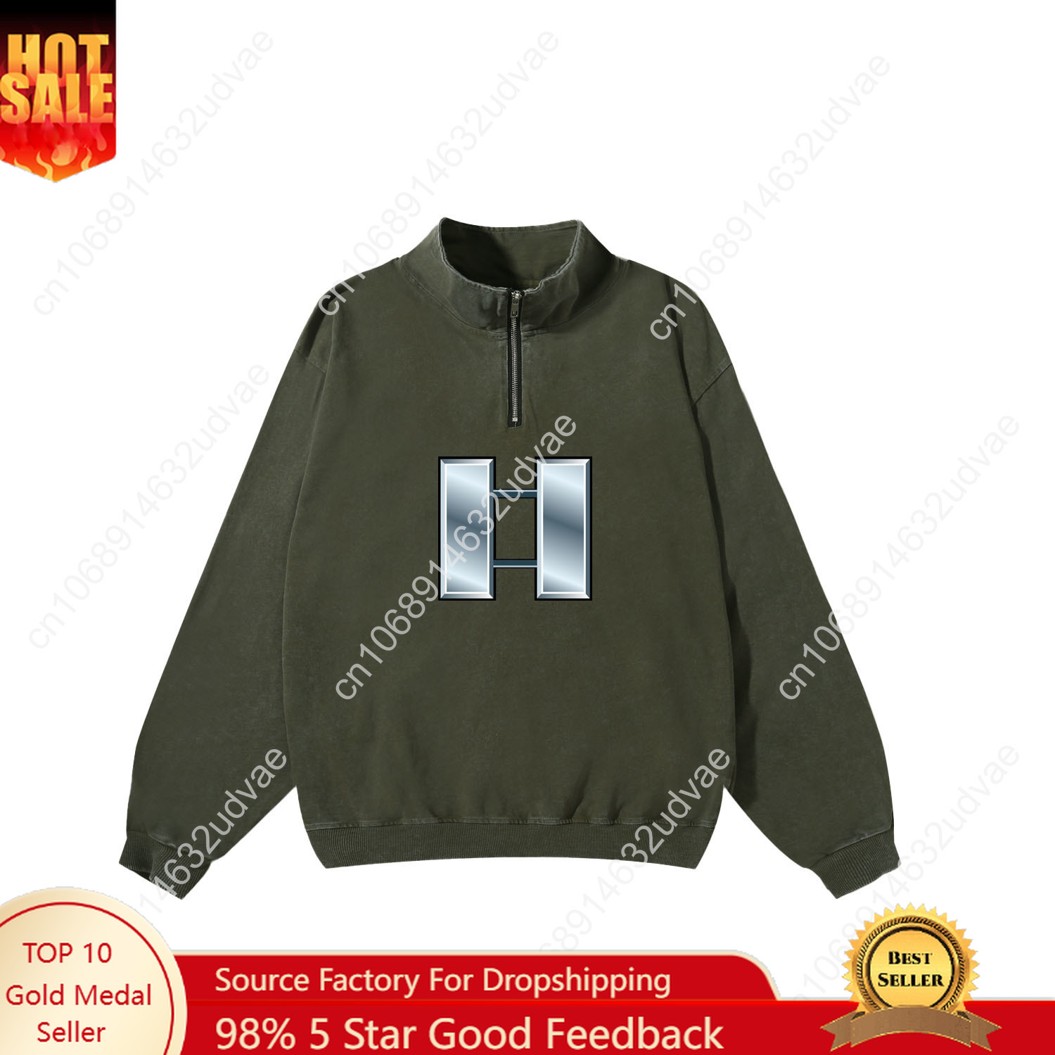 Bluza z motywem stopnia kapitana Armii USA, retro, męska, damska, młodzieżowa, vintage, wkładana przez głowę, z krótkim zamkiem, szyta na zamówienie, z rękawami, koszulka.