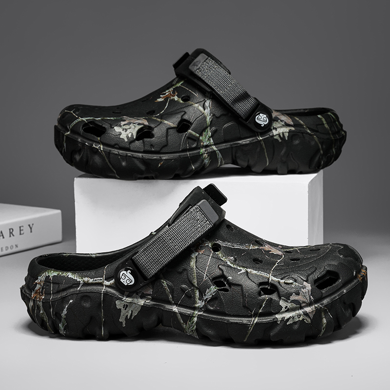 Sandálias Clogs Masculinas de Verão, Sapatos Confortáveis para Casa e Jardim, Chinelos Antiderrapantes de Fundo Macio para Homens e Mulheres, Tamanhos Grandes 46 47