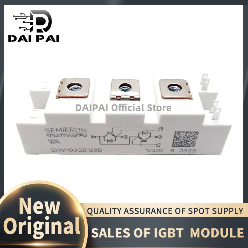 Nouvelle technologie IGBT originale, SKM100GB123D, SKM100GB063D, SKM100GB176D, SKM100GB12T4, SKM100GB125jazz