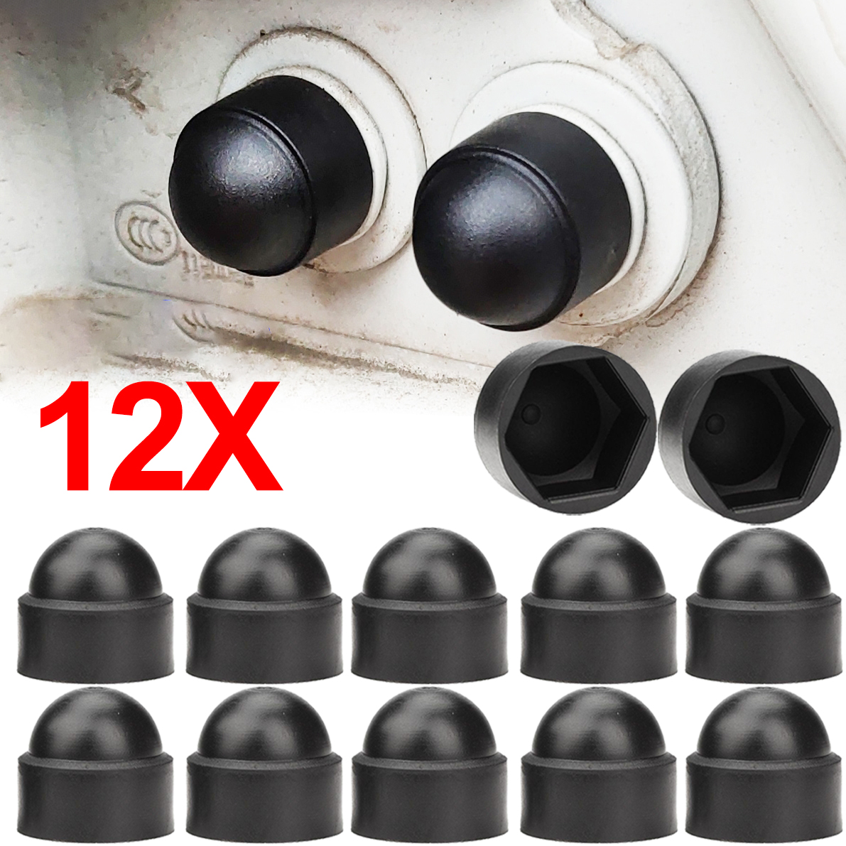 12 Pack Auto Schroef Bescherming Cap Voor Nissan Qashqai J10 J11 Tiida Juke X-Trail T31 T23 stofdicht Cover Auto Accessoires