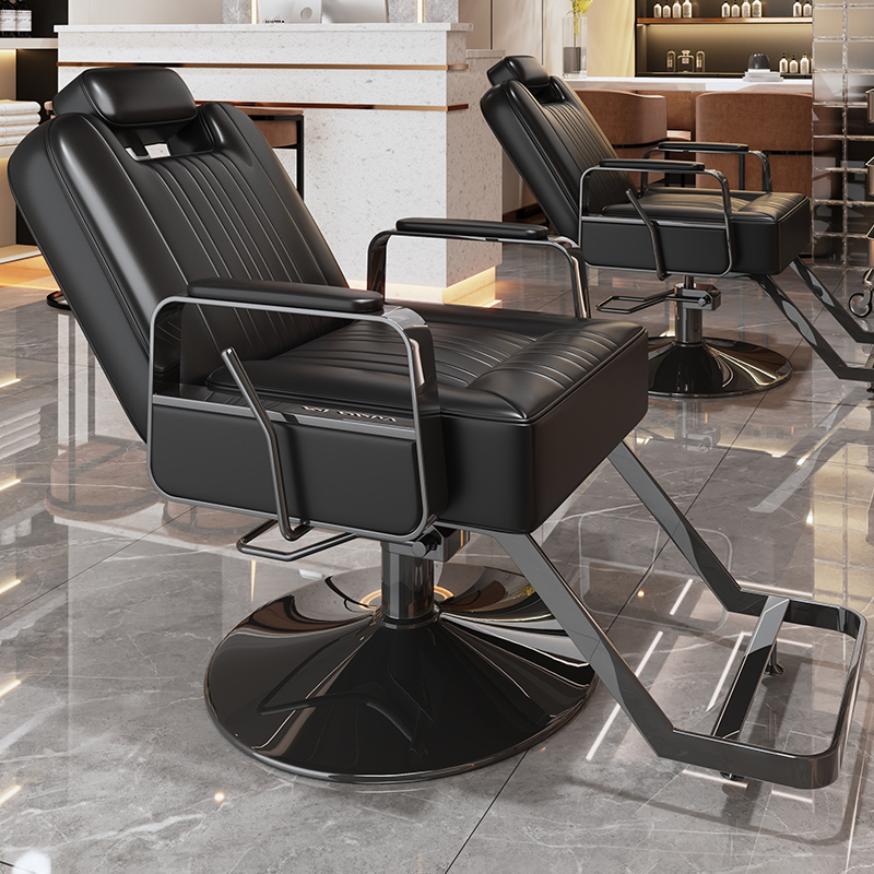 Draaistoel Salon Kapper Apparatuur Meubilair Kappers Kapper Kaptafel Stoelen Woonkamer Gereedschap Zwarte Accessoires