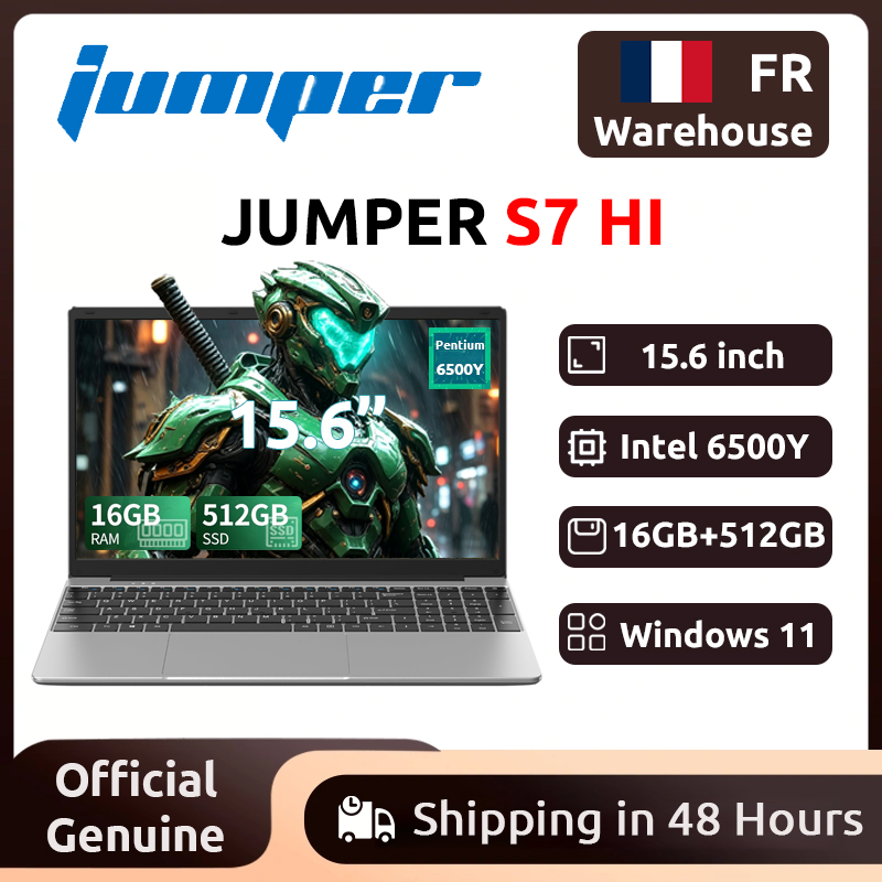 Laptop Jumper EZbook S7 HI 15,6 cala, 16 GB RAM, 512 GB SSD, Procesor Intel 6500Y, Port Type-C, Mini HDMI